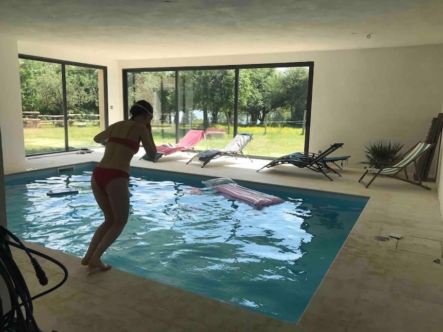 Gite A La Campagne Au Bord D'Un Lac 8 Personnes Saint-Quentin-sur-Charente Exteriér fotografie